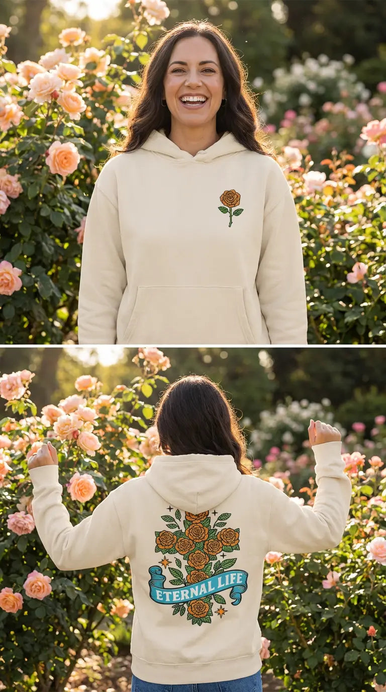 Eternal Life Oversized Heavyweight Hoodie