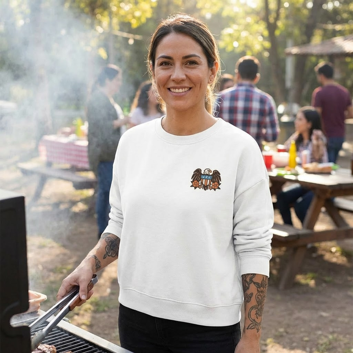 Make America Grace Again Women’s Organic Crew Neck Sweatshirt