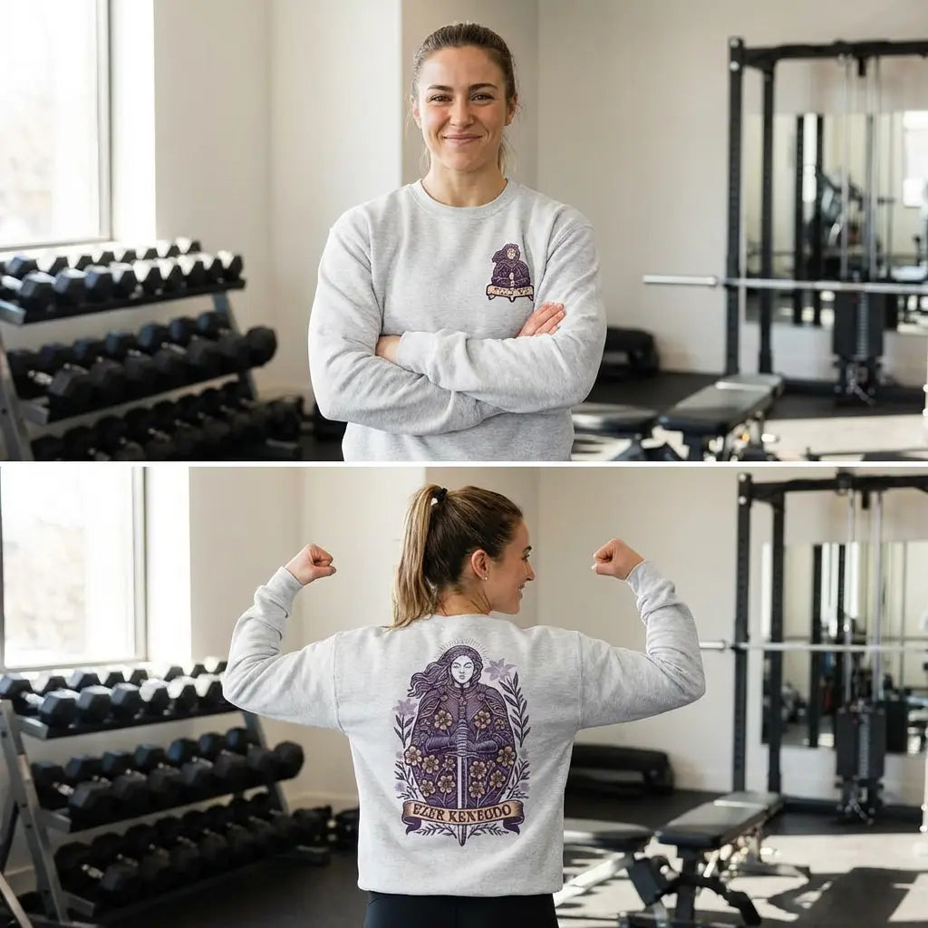 Ezer Kenegdo Unisex Premium Crew Neck Sweatshirt