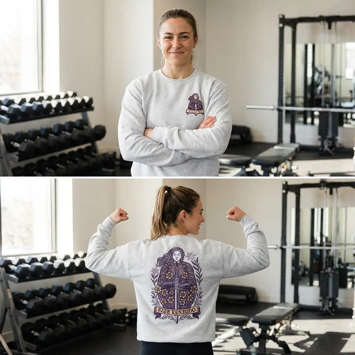 Ezer Kenegdo Unisex Premium Crew Neck Sweatshirt