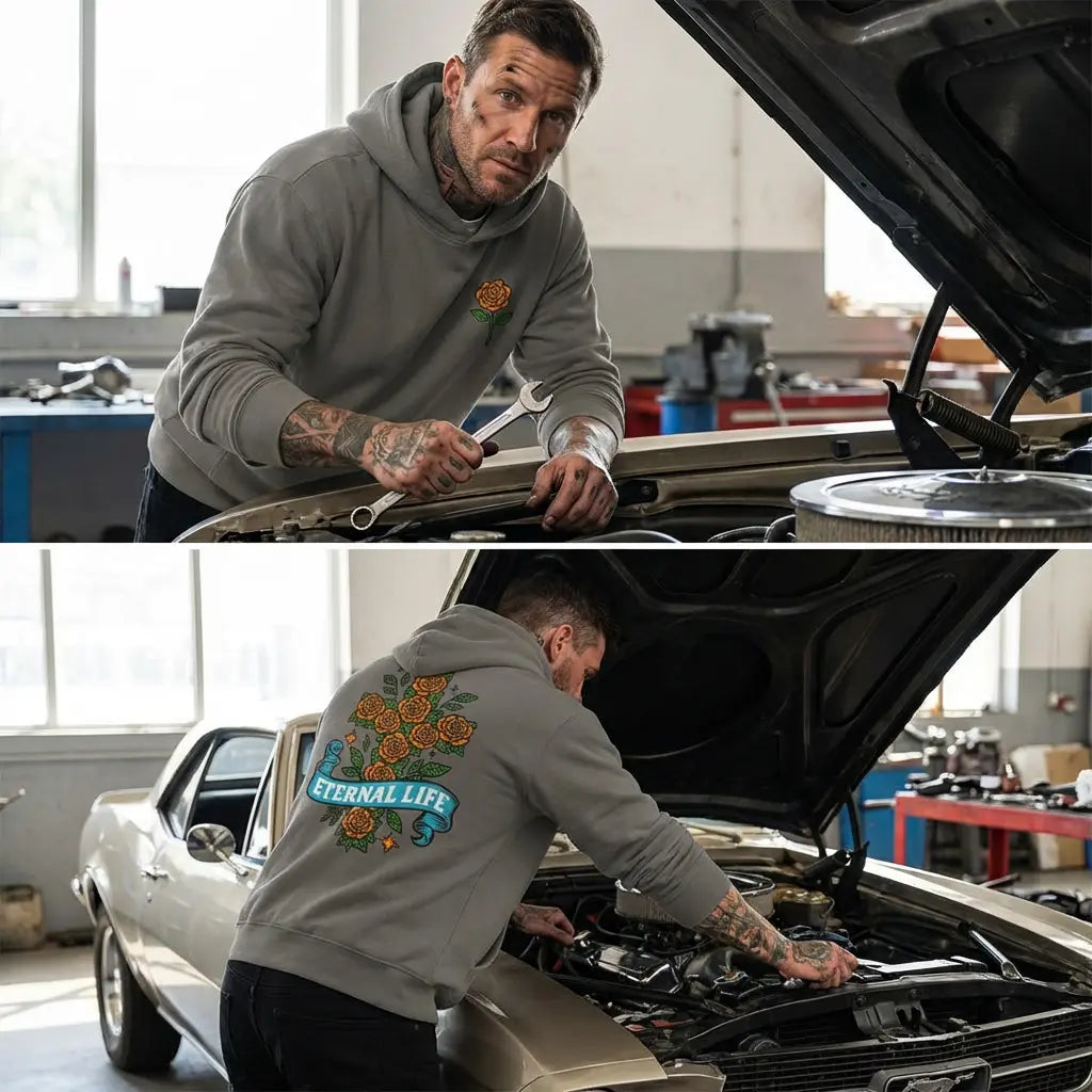 Eternal Life Oversized Heavyweight Hoodie