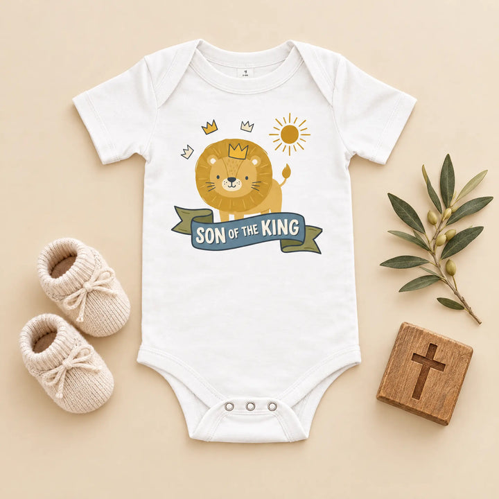 God’s Little Princess - Crown Baby Short Sleeve One Piece